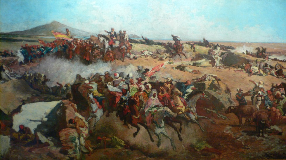The battle of Tetuan on 04/02/1860