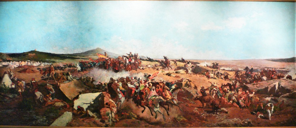 The battle of Tetuan on 04/02/1860